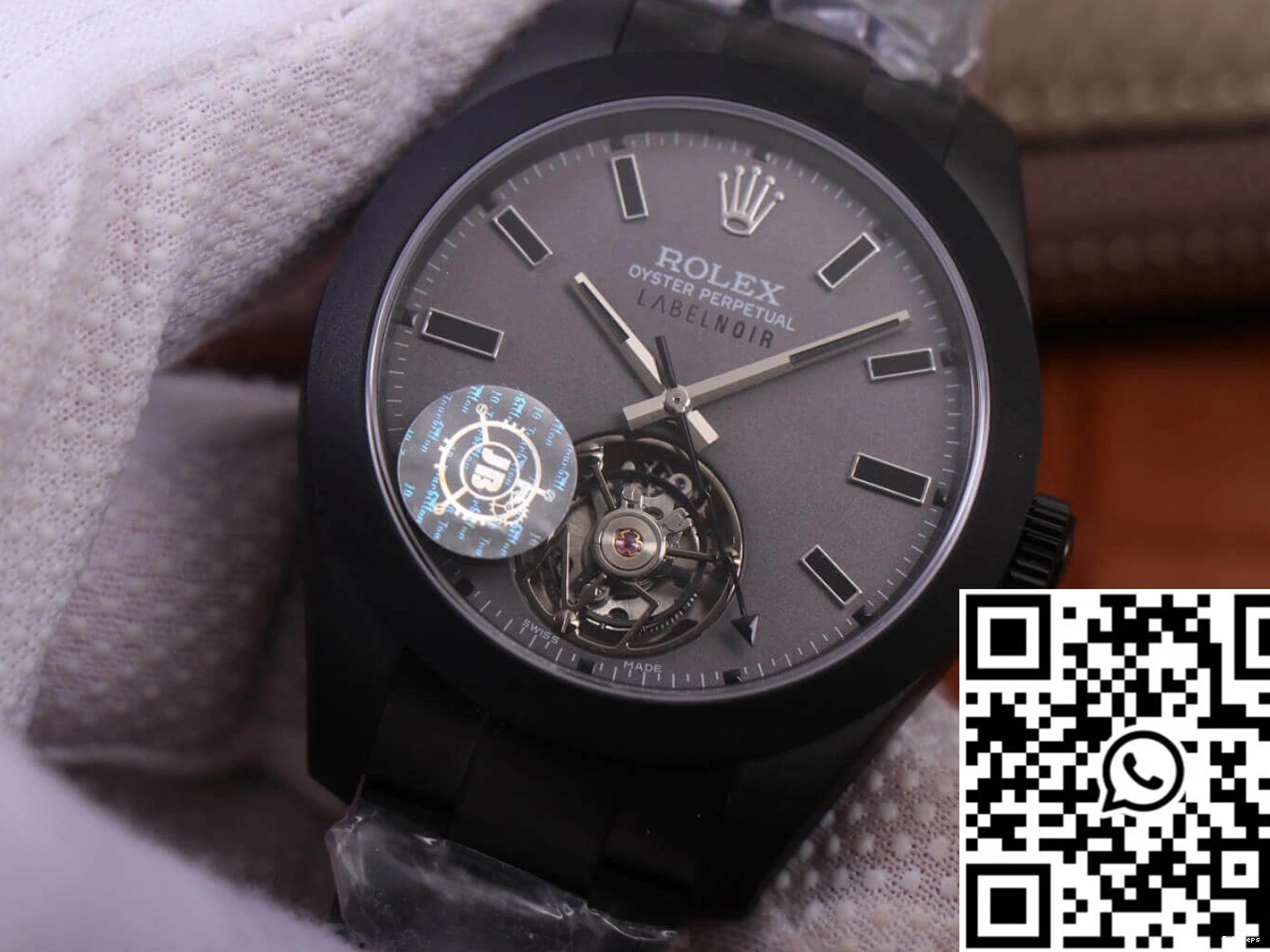 case JB Milgauss 116400 Label Black Factory LNT01HS-001 Replica Base Rolex Noir watch Design 1010